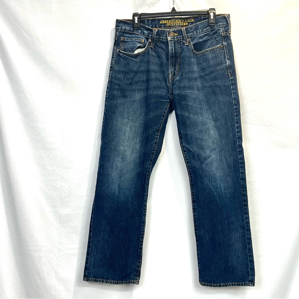 American Eagle Jeans Mens 31 x 30 Original Straight Dark Wash